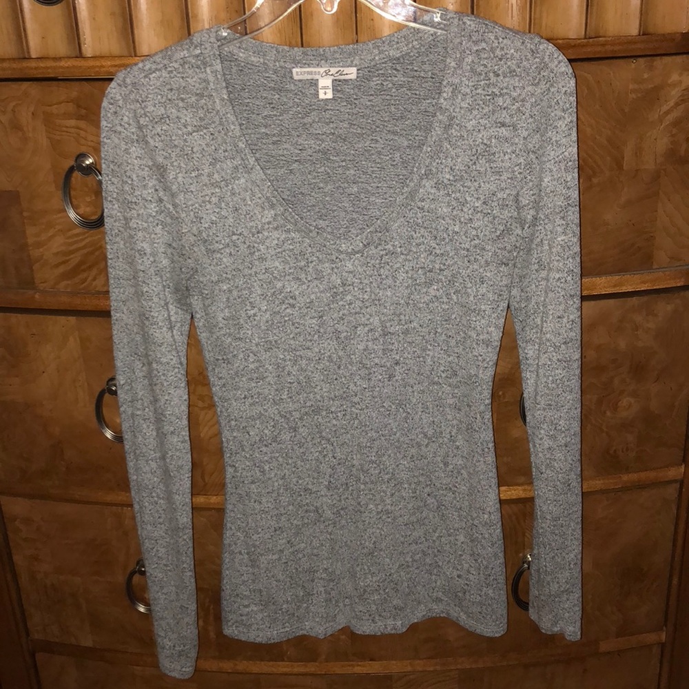 Soft V Neck Long Sleeve